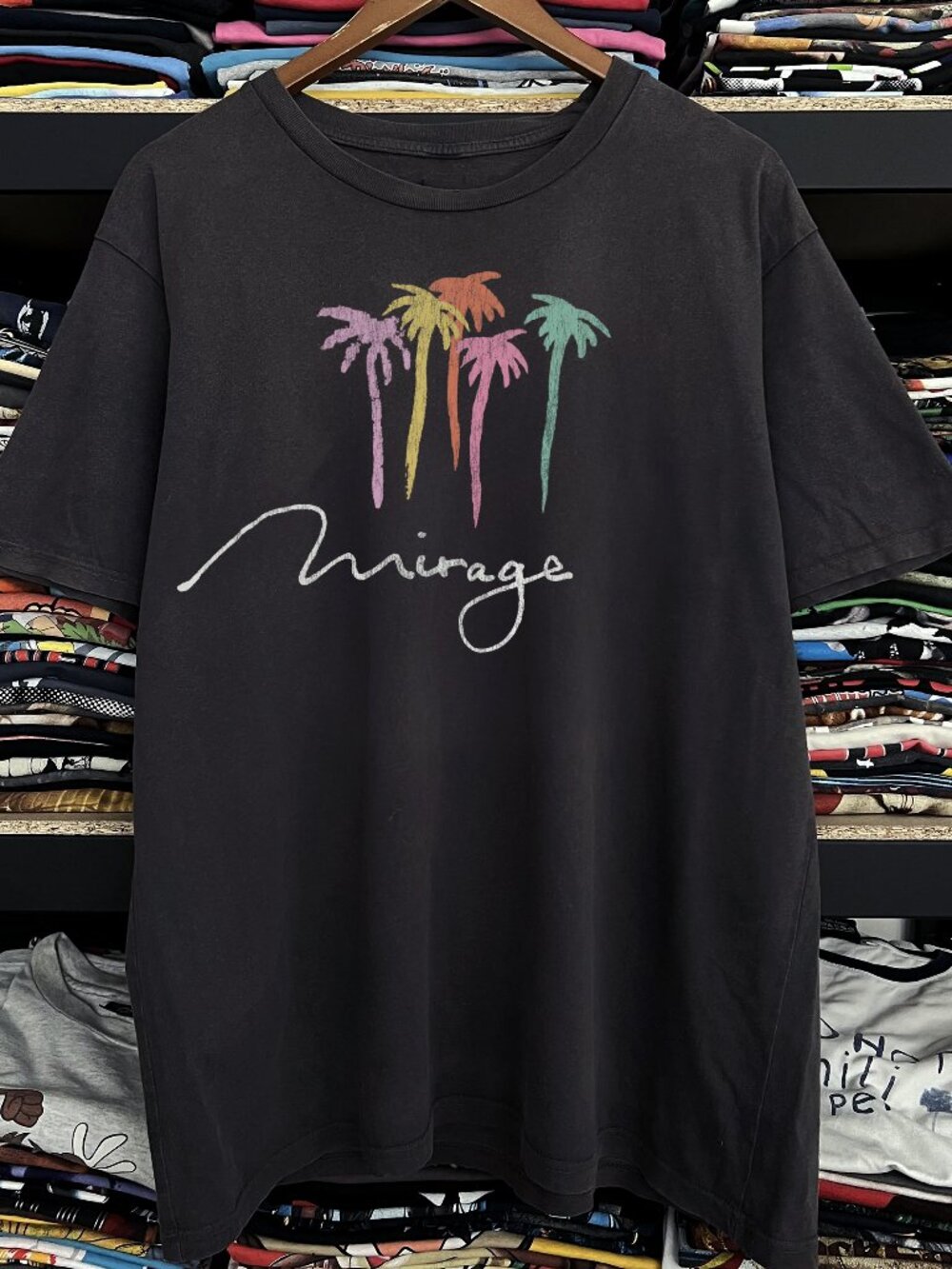 90s Mirage Casino Las Vegas Washed Black Tee